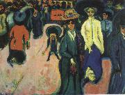 Ernst Ludwig Kirchner Street, Dresden Spain oil painting artist